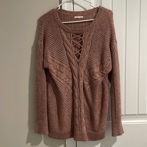 Maurice’s sweater - dusty rose - size medium